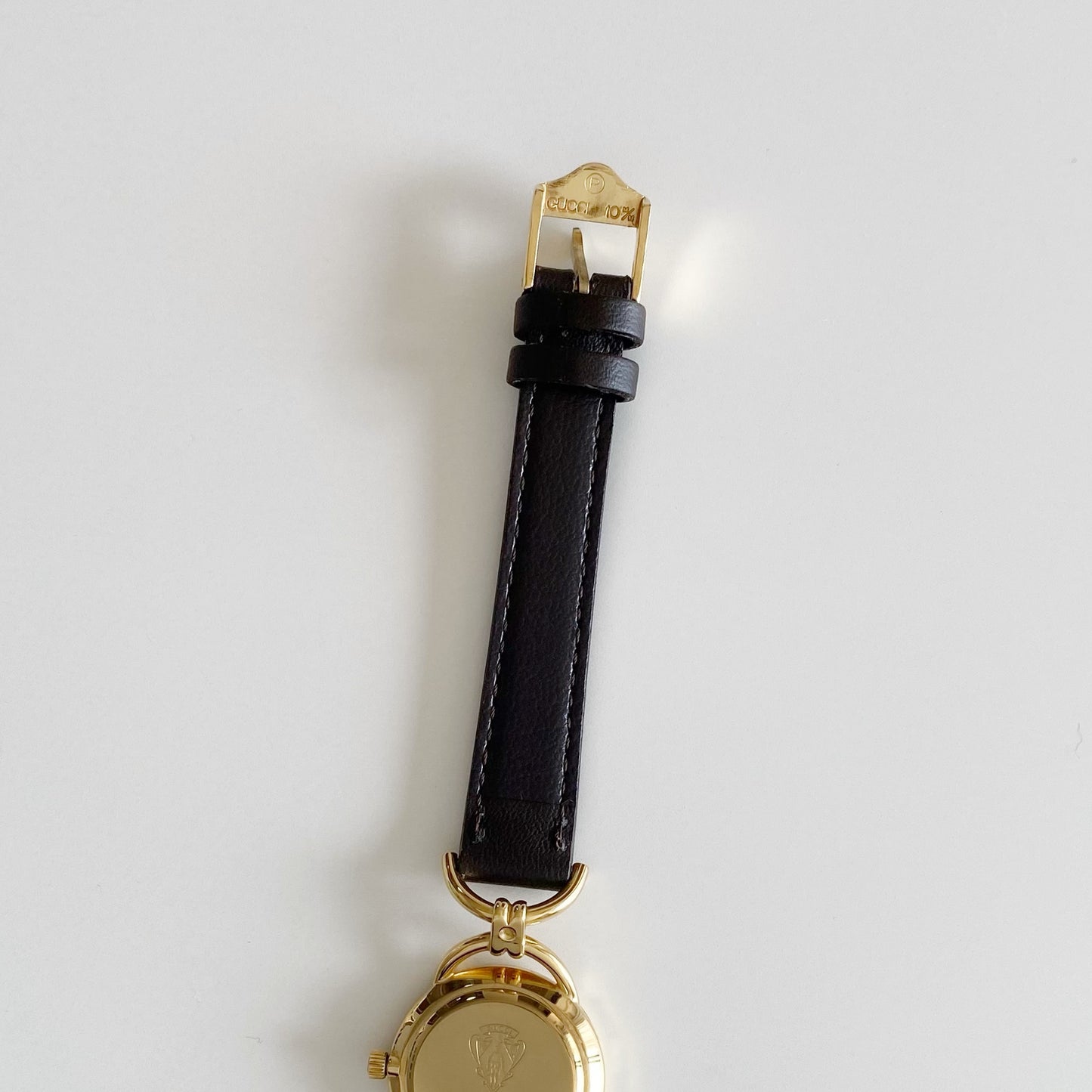 Gucci 1990s Gold Plated Horsebit Watch