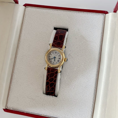 Cartier 1990s Mini Diabolo 18K Watch