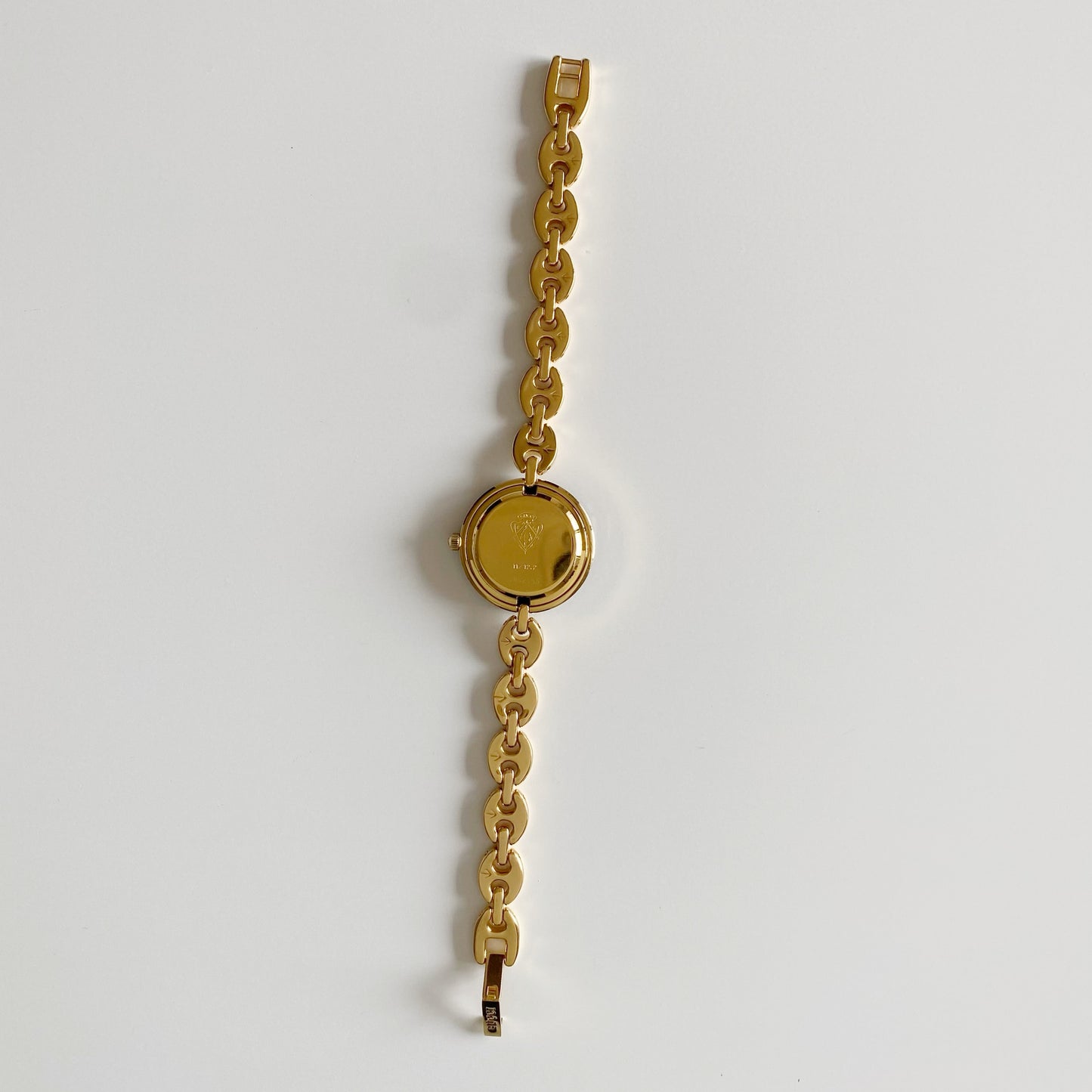 Gucci 1990s Interchangeable Bezel Gold plated Watch with 6 bezels, case (165mm)
