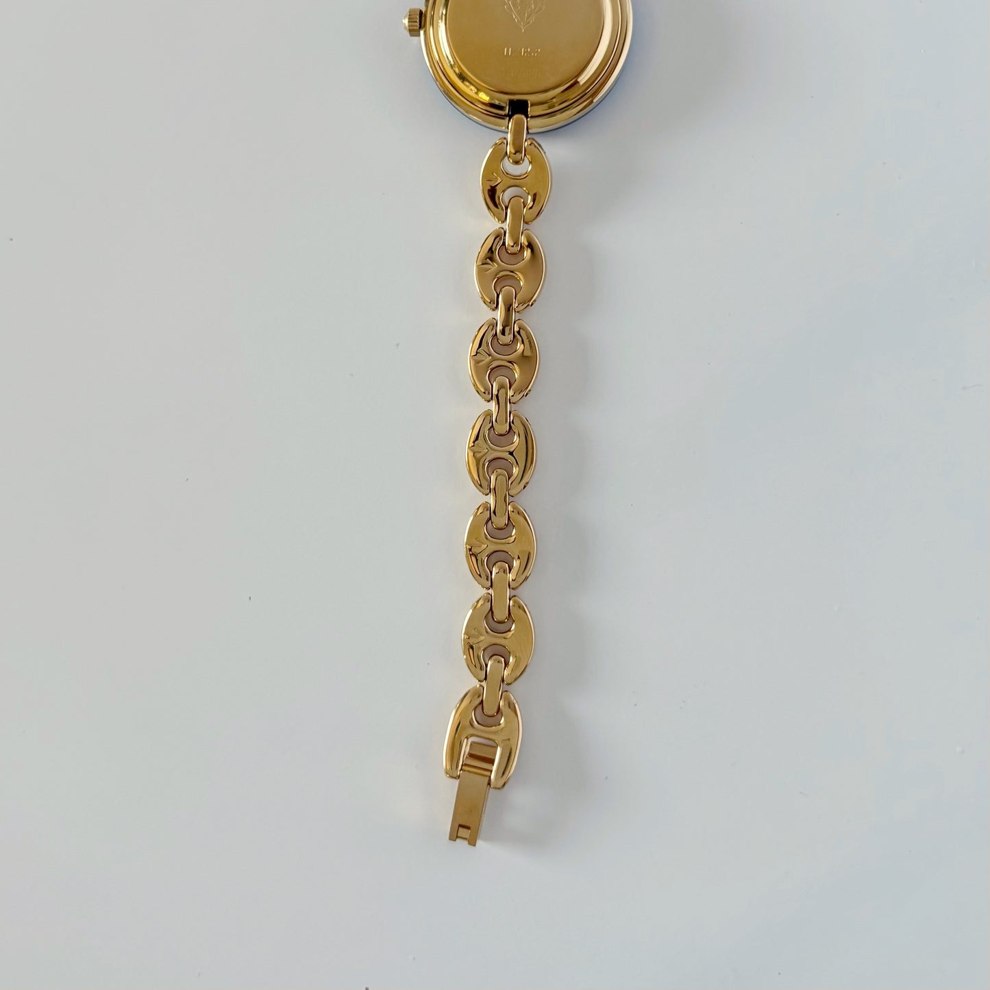 Gucci 1990s Interchangeable Bezel Gold Plated Watch with 6 bezels, case (167mm)