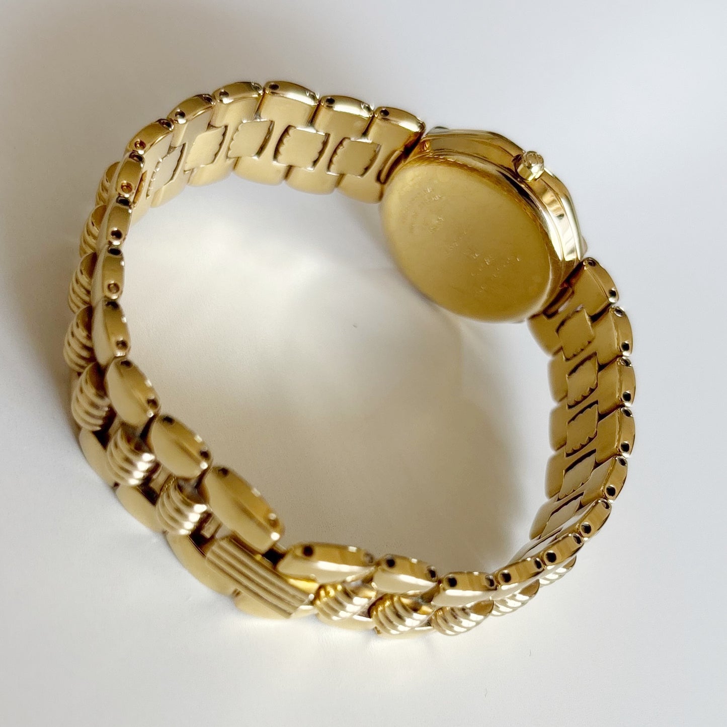 Dior 1990s Octagon Gold Plated Watch