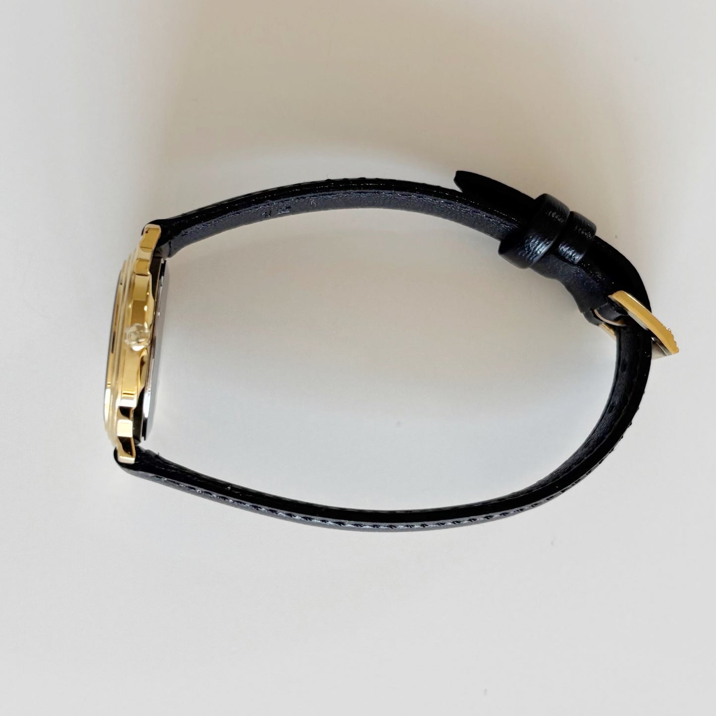 Dior 1990s Round Dial Date Gold Plated Watch