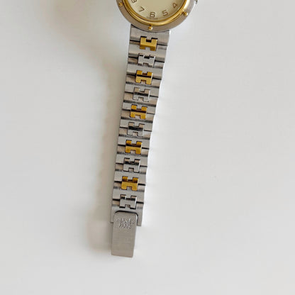 Hermes 1990s Olympia Two Tone Watch