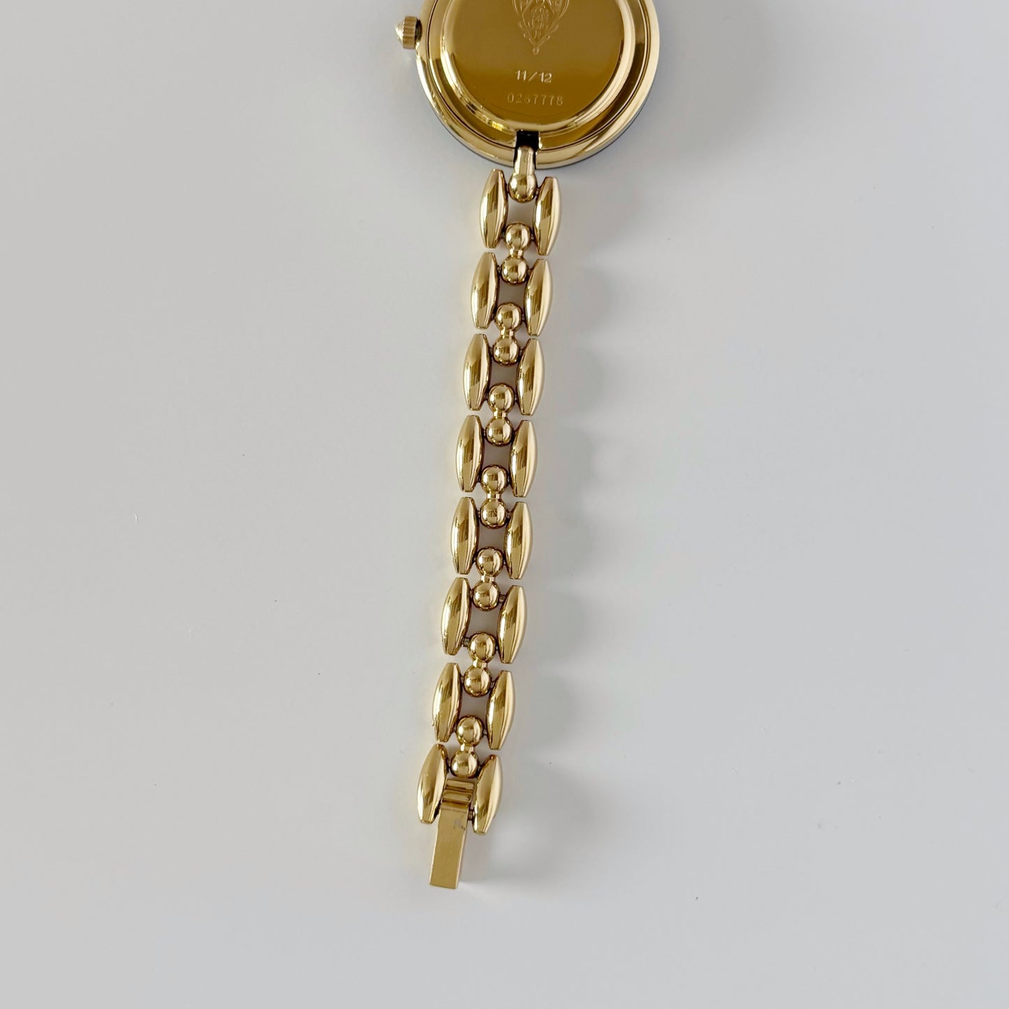 Gucci 1990s Interchangeable Bezel Gold Plated Watch with 6 bezels, Case (160mm)