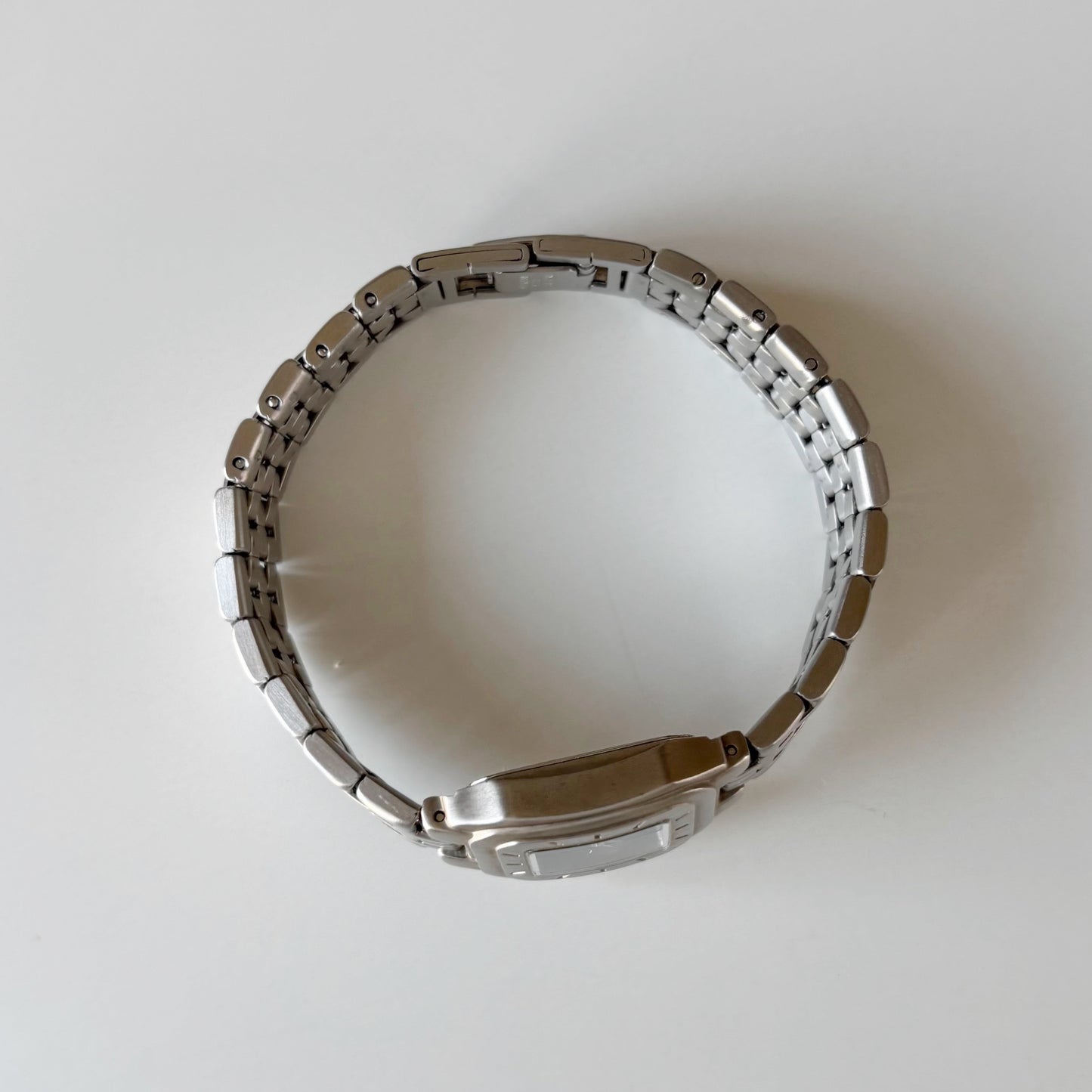 Givenchy 1990s Black Dial Silver Watch