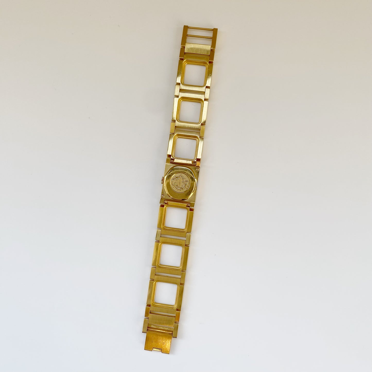 Dior Early 2000s La Parisienne Gold Plated Interchangeable Watch