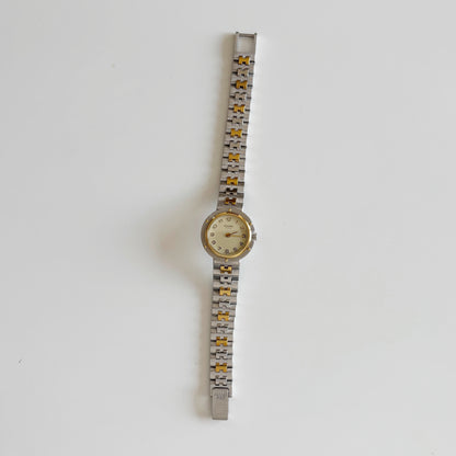 Hermes 1990s Olympia Two Tone Watch