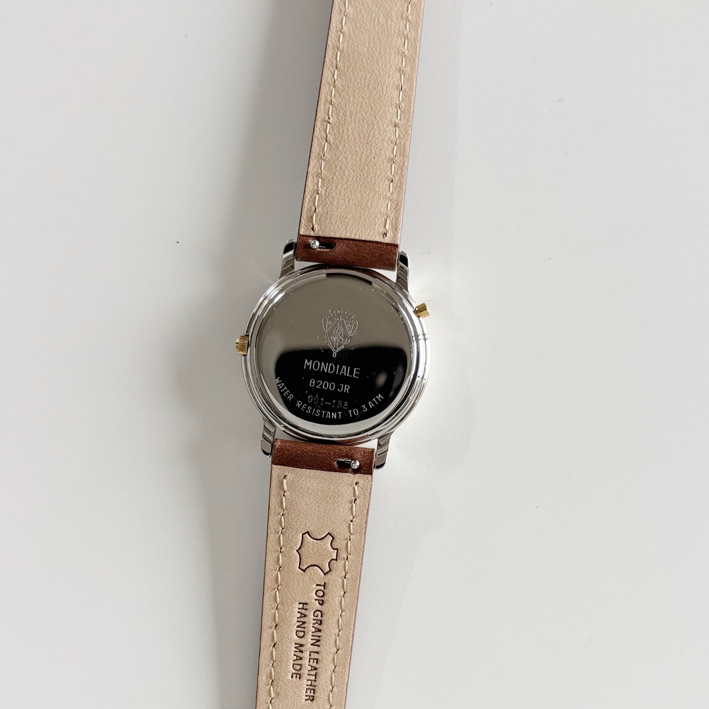 Gucci 1990s Date Round Dial Two Tone Watch (Large)