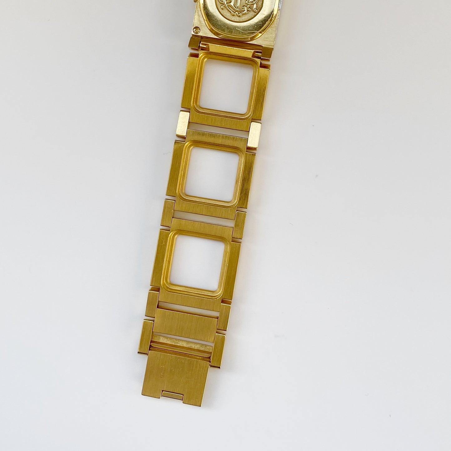 Dior Early 2000s La Parisienne Gold Plated Interchangeable Watch