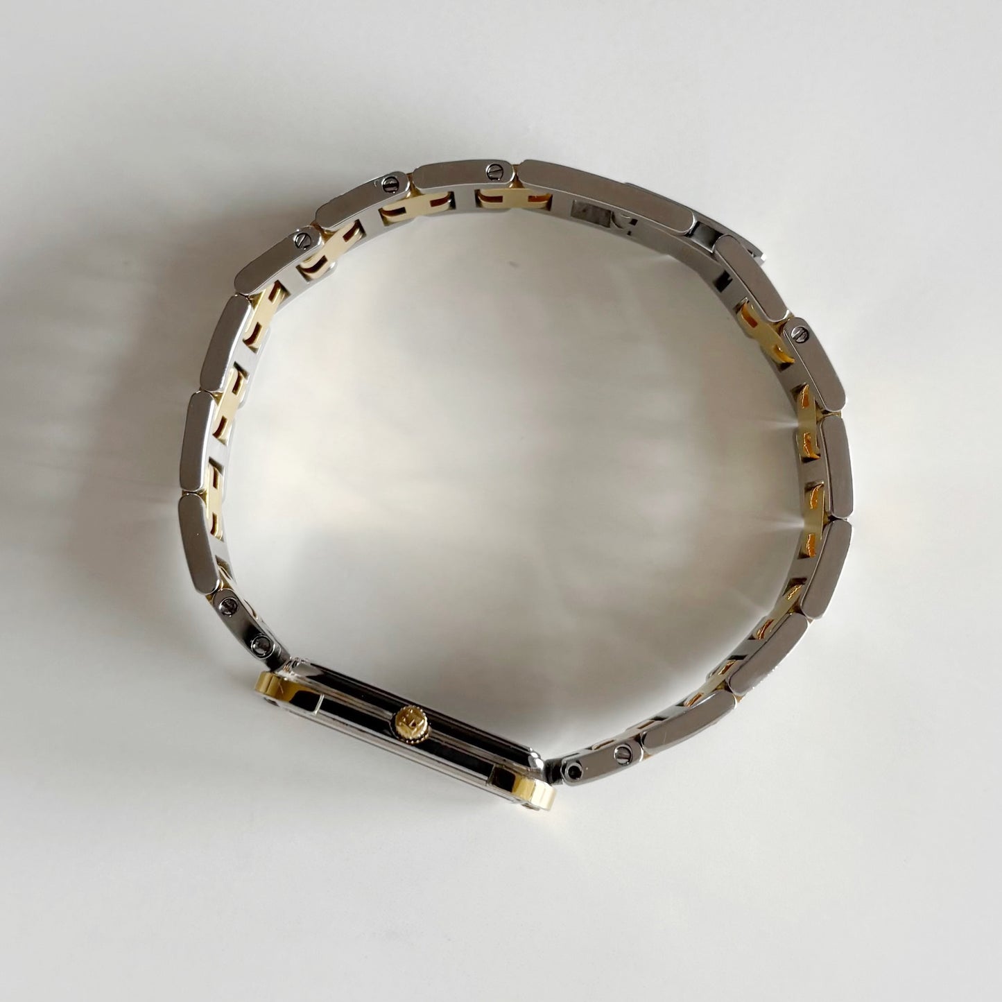 Hermes 1990s Croisier Two Tone Watch