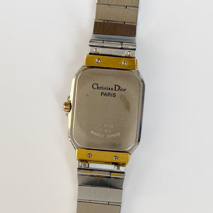 Dior 1990s Two Tone Watch