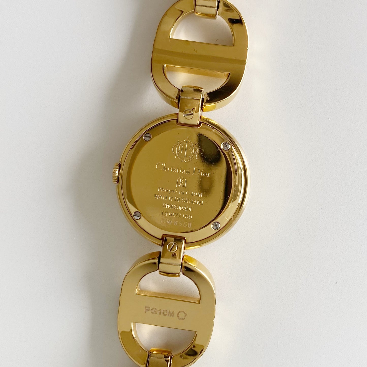 Dior Early 2000s Malice Gold Plated Watch