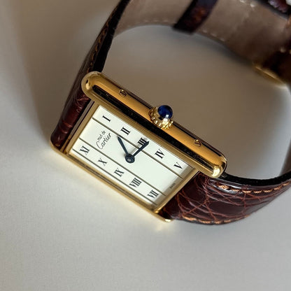 Cartier 1990s Must de Tank Watch (LM)