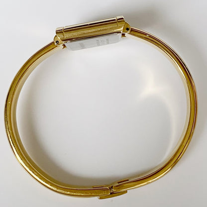 Yves Saint Laurent 1990s Gold Plated Bangle Watch