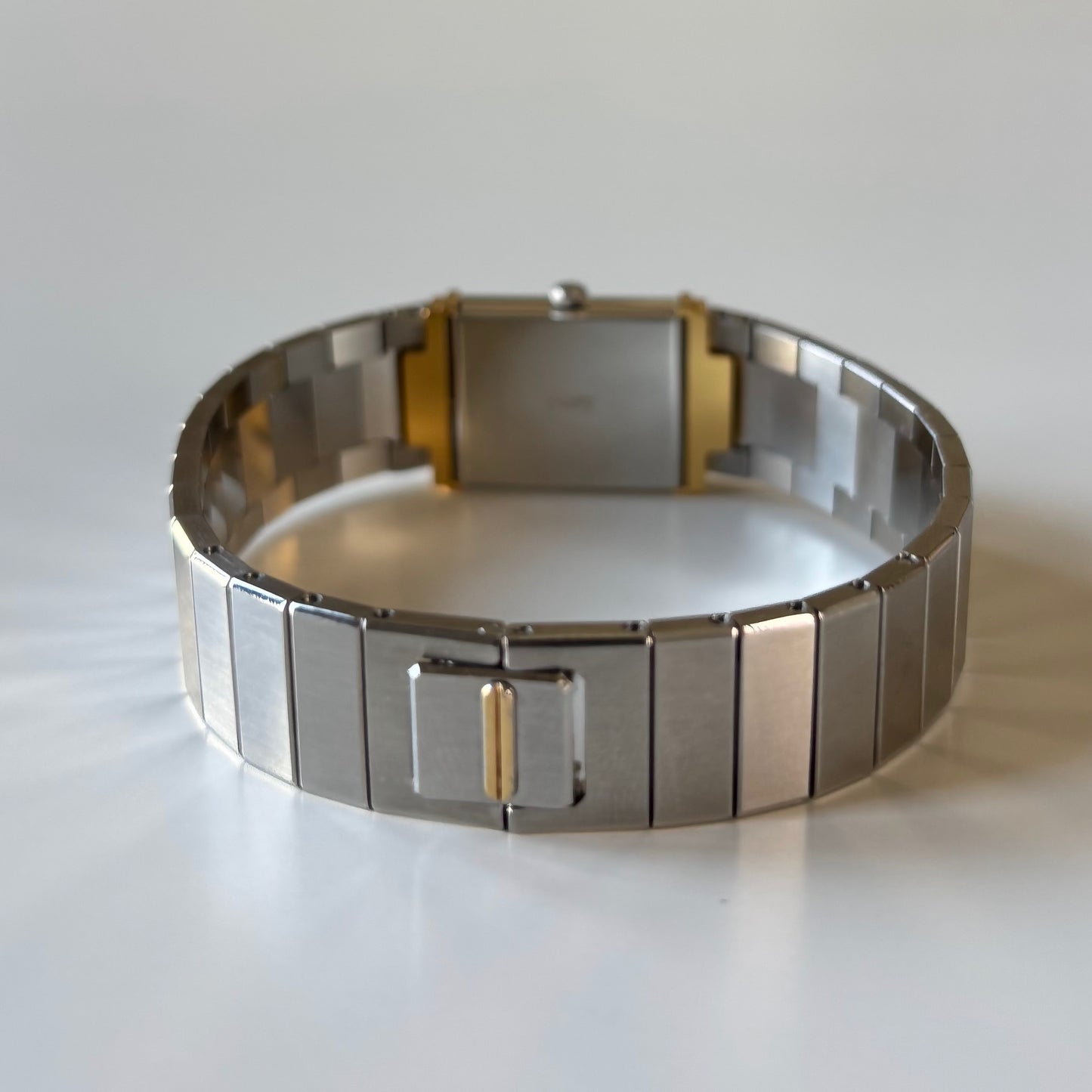 Yves Saint Laurent 1990s Reverso Two Tone Watch