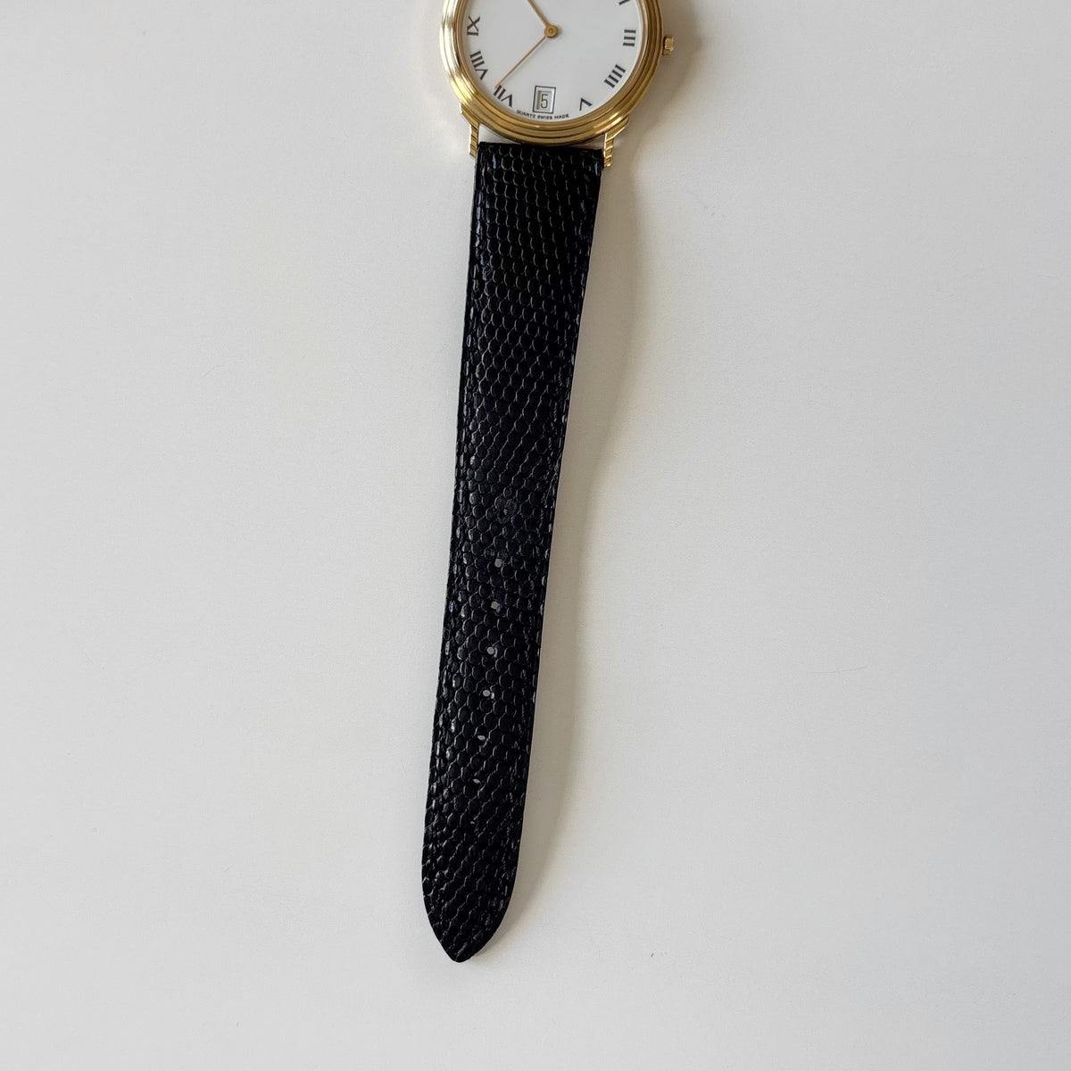 Dior 1990s Date Round Dial Gold Plated Watch (Large)