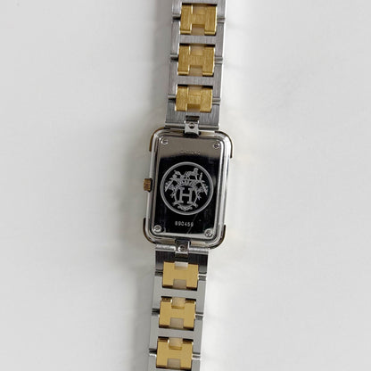Hermes 1990s Croisier Two Tone Watch