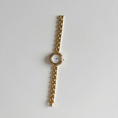 Gucci 1990s Interchangeable Bezel Gold Plated Watch with 6 bezels, case (160mm)