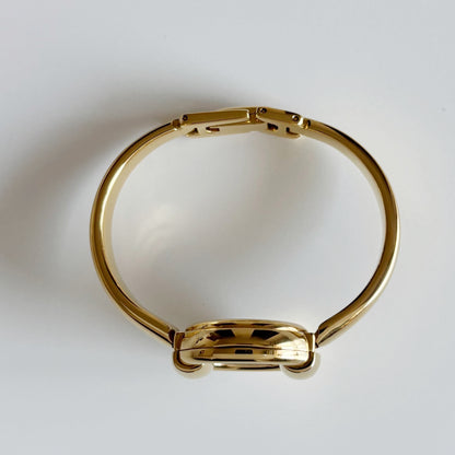 Gucci 1990s Gold Plated Bangle Watch (Small)