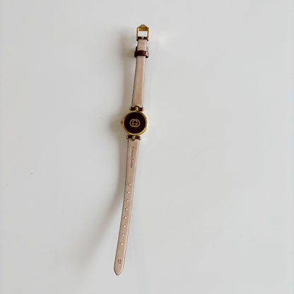 Gucci 1990s Round Dial Sherry Watch