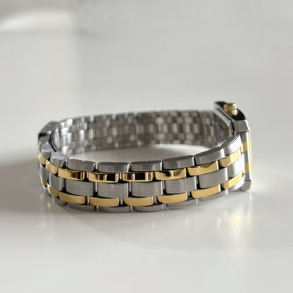 Givenchy 1990s Tank Two Tone Watch