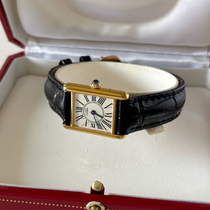 Cartier 1990 Must de Tank Opaline Watch (SM)