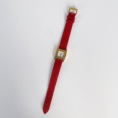 Dior 1990s La Parisienne Interchangeable Belt Watch with 2 belt straps