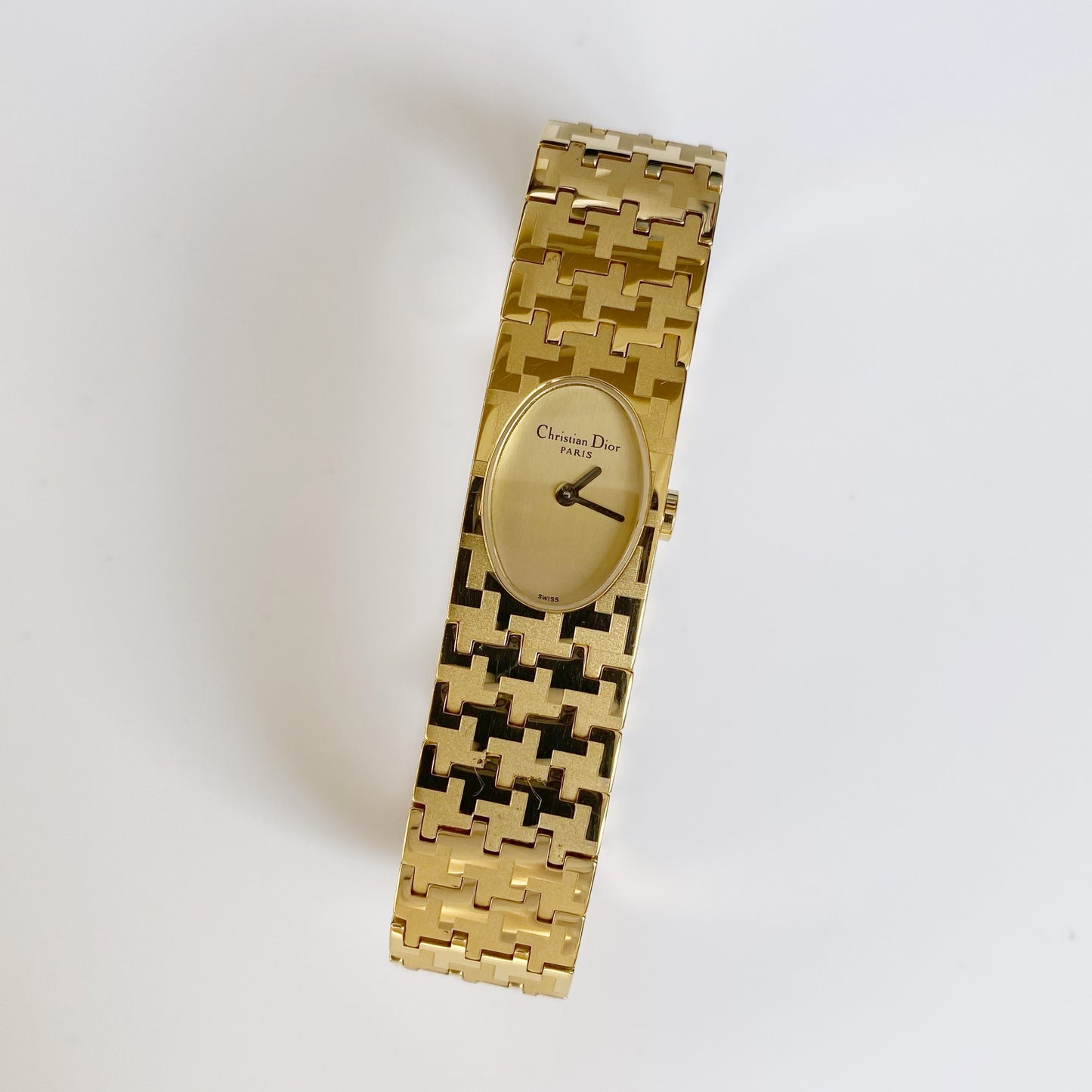 Dior Early 2000s Miss Dior Gold Plated Watch