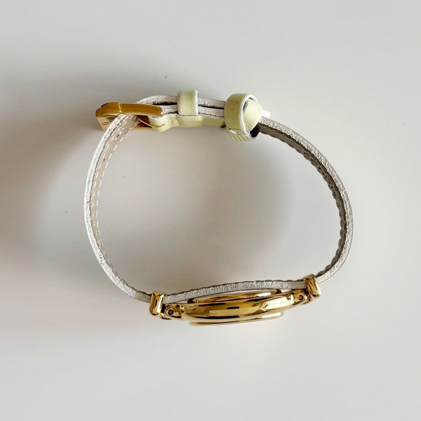 Fendi 1990s Interchangeable Strap Gold Plated Watch with 9 straps, case