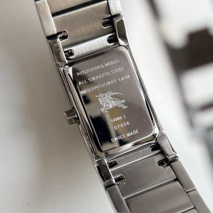 Burberry 1990s Tank Silver Watch