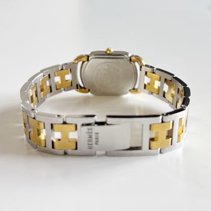 Hermes 1990s Rallye Two Tone Watch