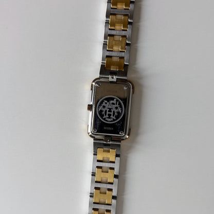 Hermes 1990s Croisier Two Tone Watch