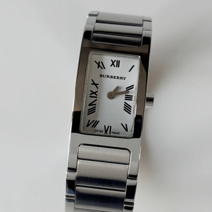 Burberry 1990s Tank Silver Watch