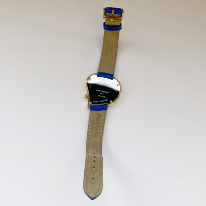 Yves Saint Laurent 1990s Heart Shaped Dial Gold Plated Watch