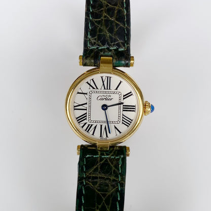 Cartier 1990s Vendome Opaline Watch SM