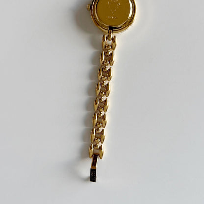 Gucci 1990s Interchangeable Bezel Gold Plated Watch with 6 bezels, case (160mm)