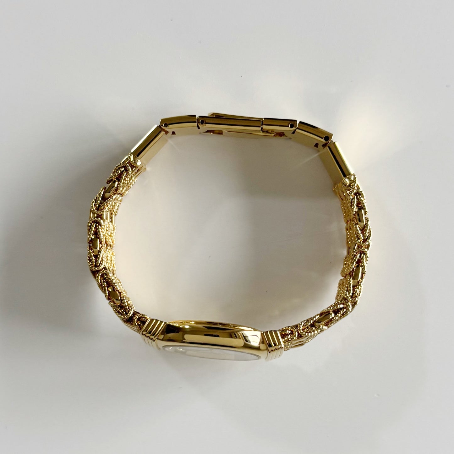 Dior 1990s Oval Dial Gold Plated Watch