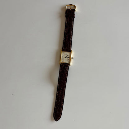 Cartier 1990s Must de Tank Watch (LM)