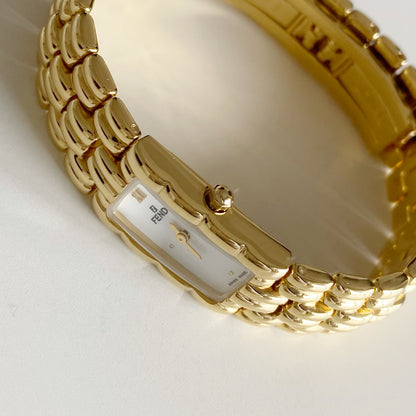 Fendi 1990s Gold Plated Watch