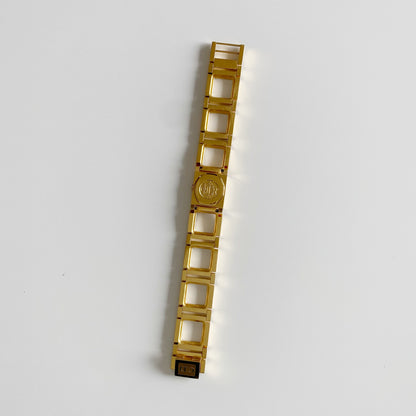 Dior Early 2000s La Parisienne Gold Plated Watch