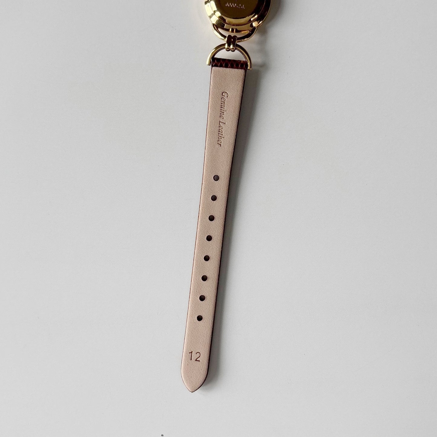 Gucci 1990s Round Dial Horsebit Gold Plated Watch
