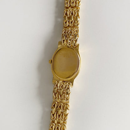 Dior 1990s Gold Plated Watch