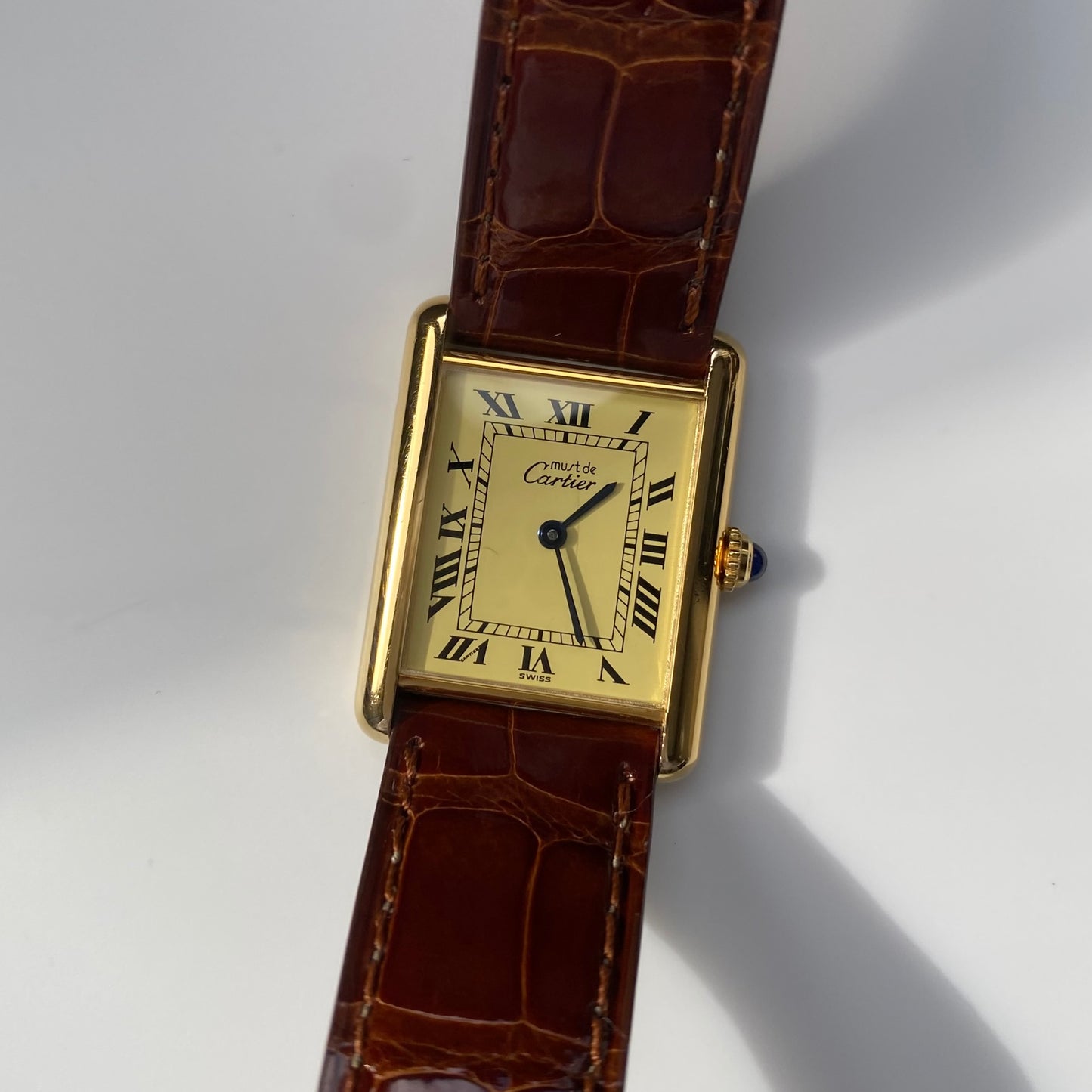 Cartier 1990s Must de Tank Watch (LM)