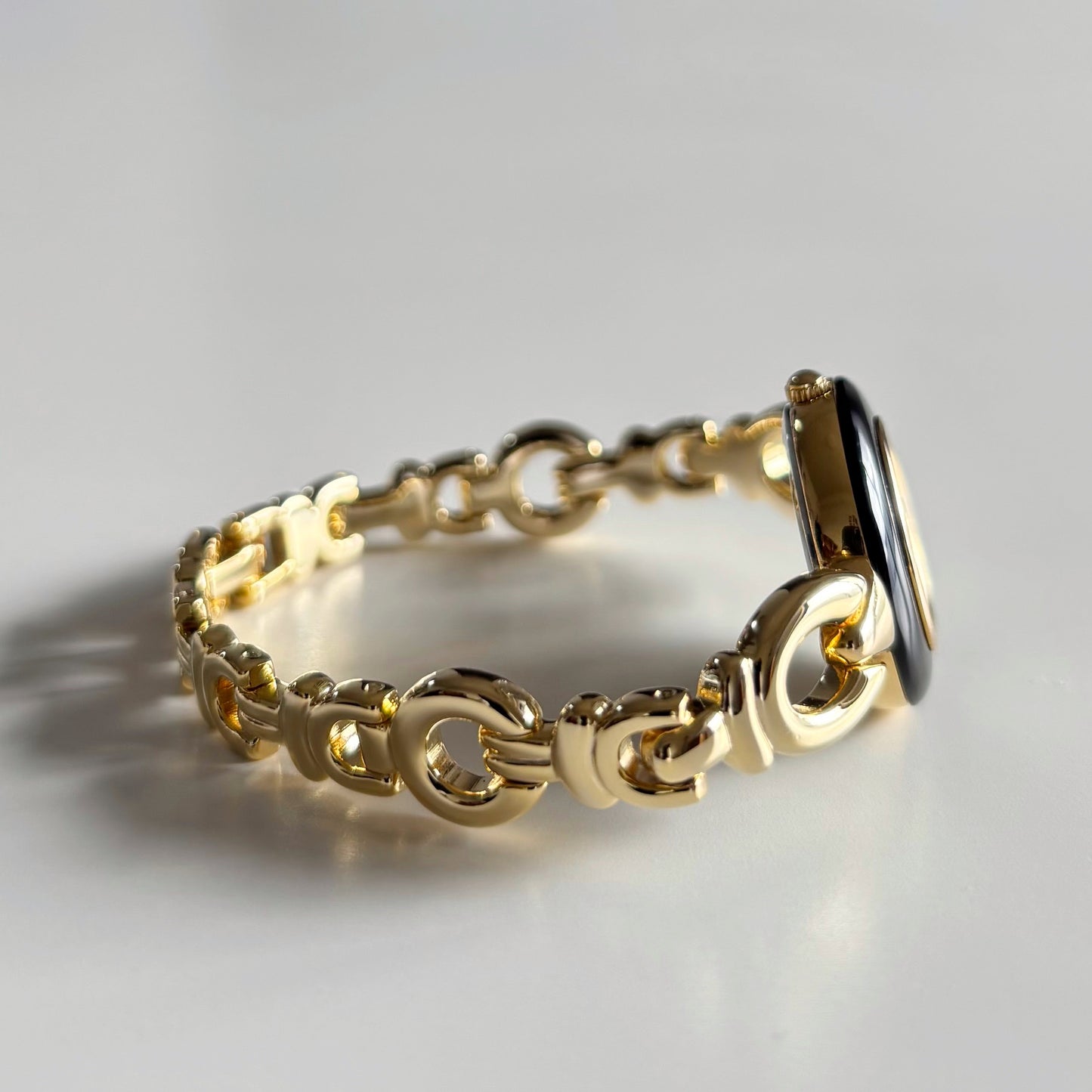 Dior 1990s Interchangeable Bezel Gold Plated Watch