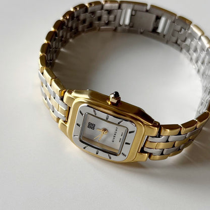 Givenchy 1990s Two Tone Gold Plated Watch