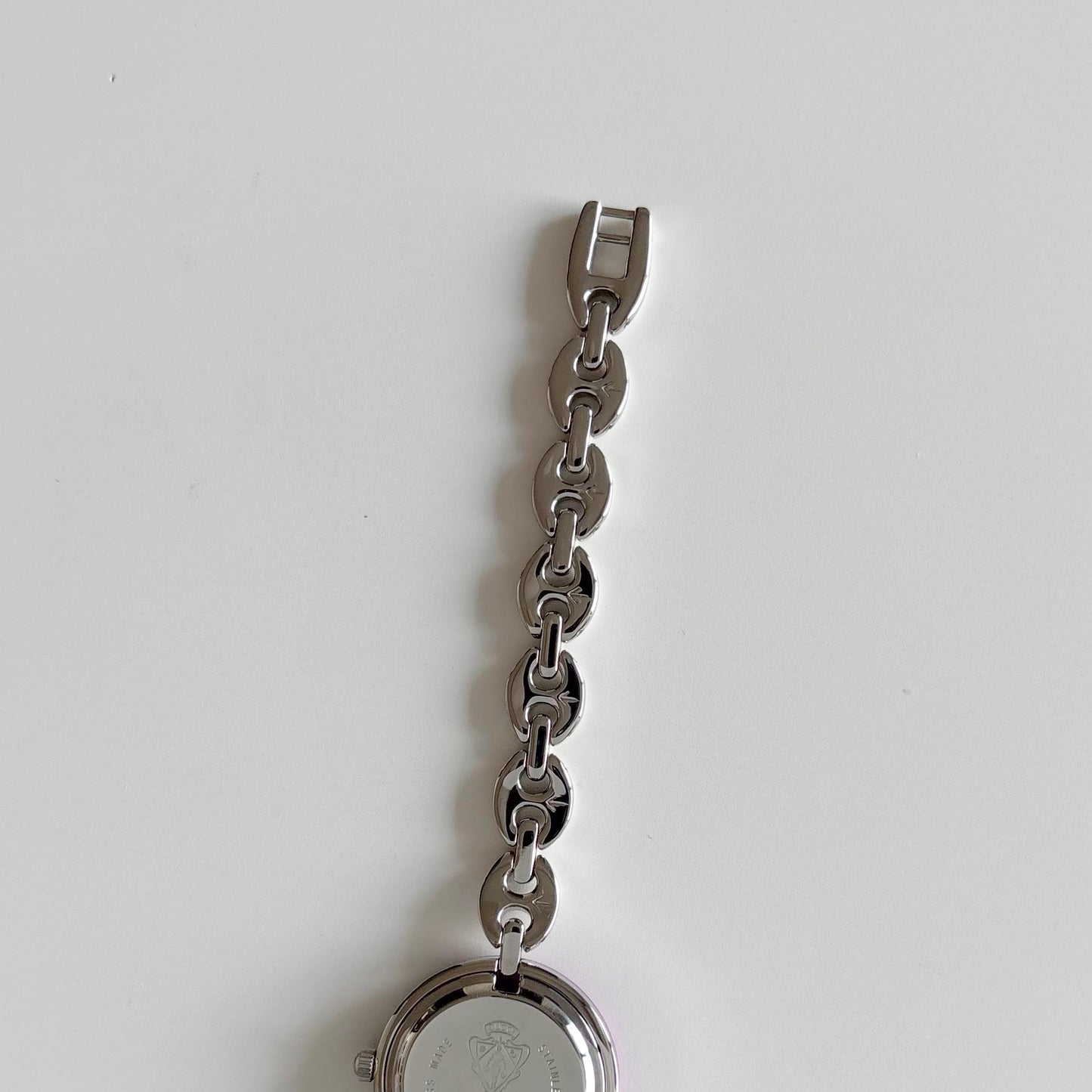 Gucci 1990s Interchangeable Bezel Stainless steel Silver Watch with 6 bezels, case (167mm)