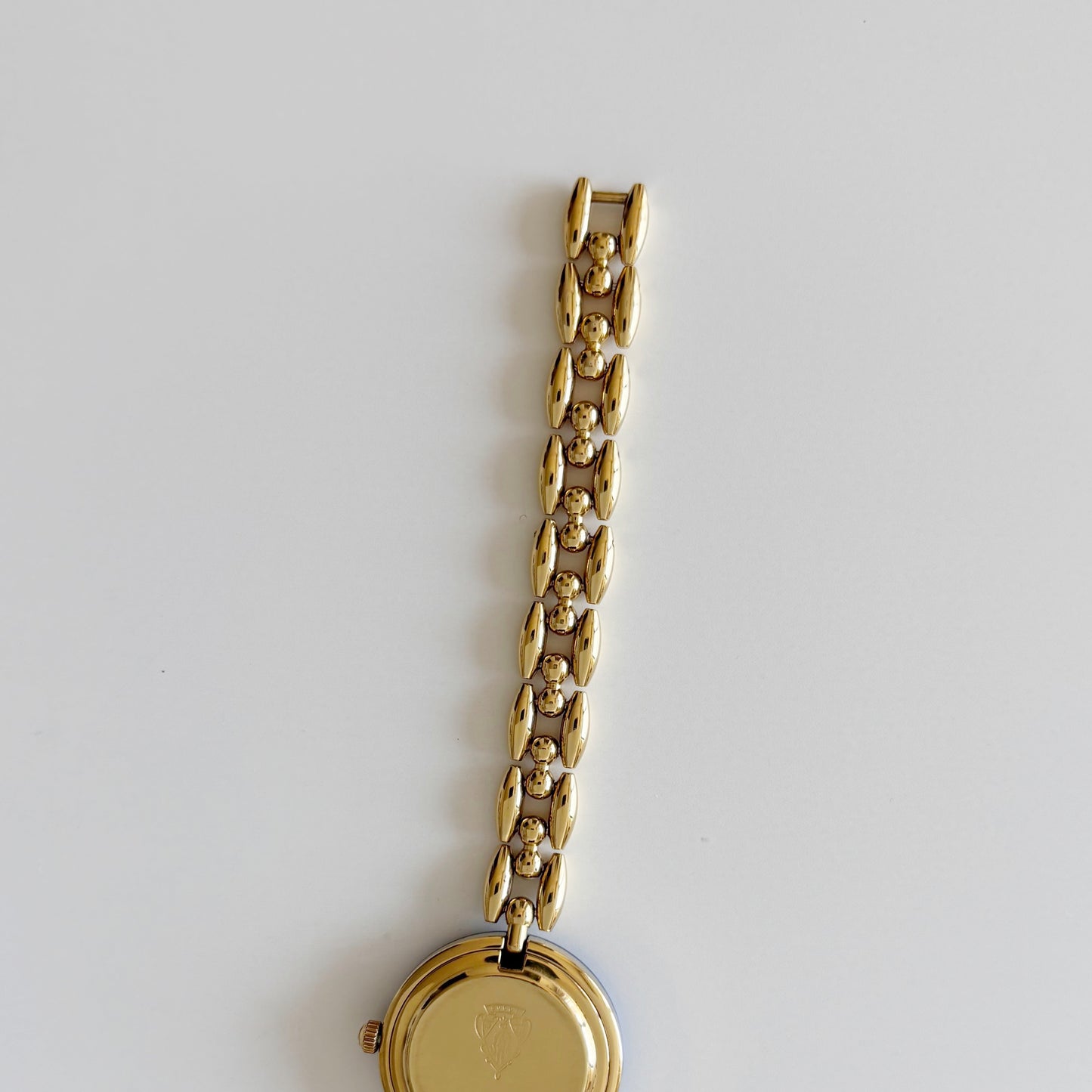 Gucci 1990s Interchangeable Bezel Gold Plated Watch with 6 bezels, case (167mm)