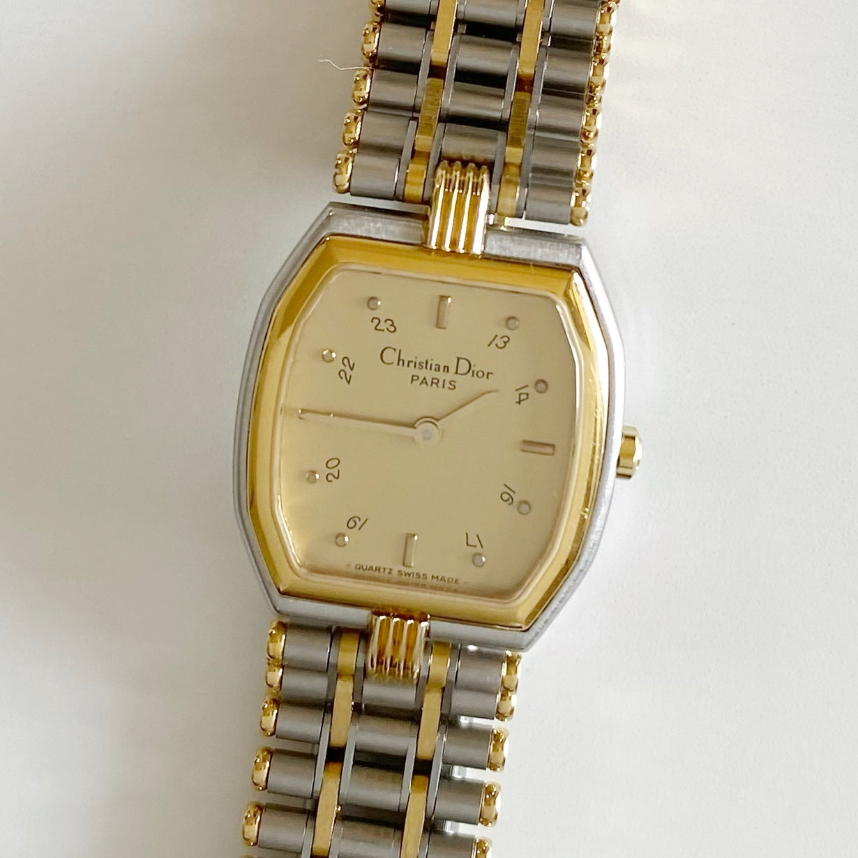 Dior 1990s Two Tone Watch