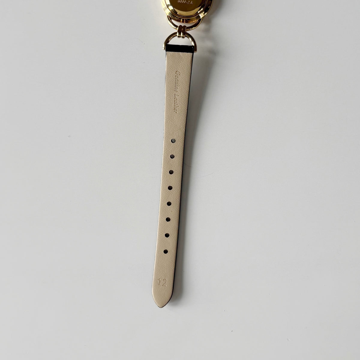 Gucci Round Dial Horsebit Gold-Plated Watch
