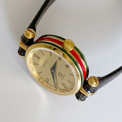Gucci 1980s Sherry Round Watch
